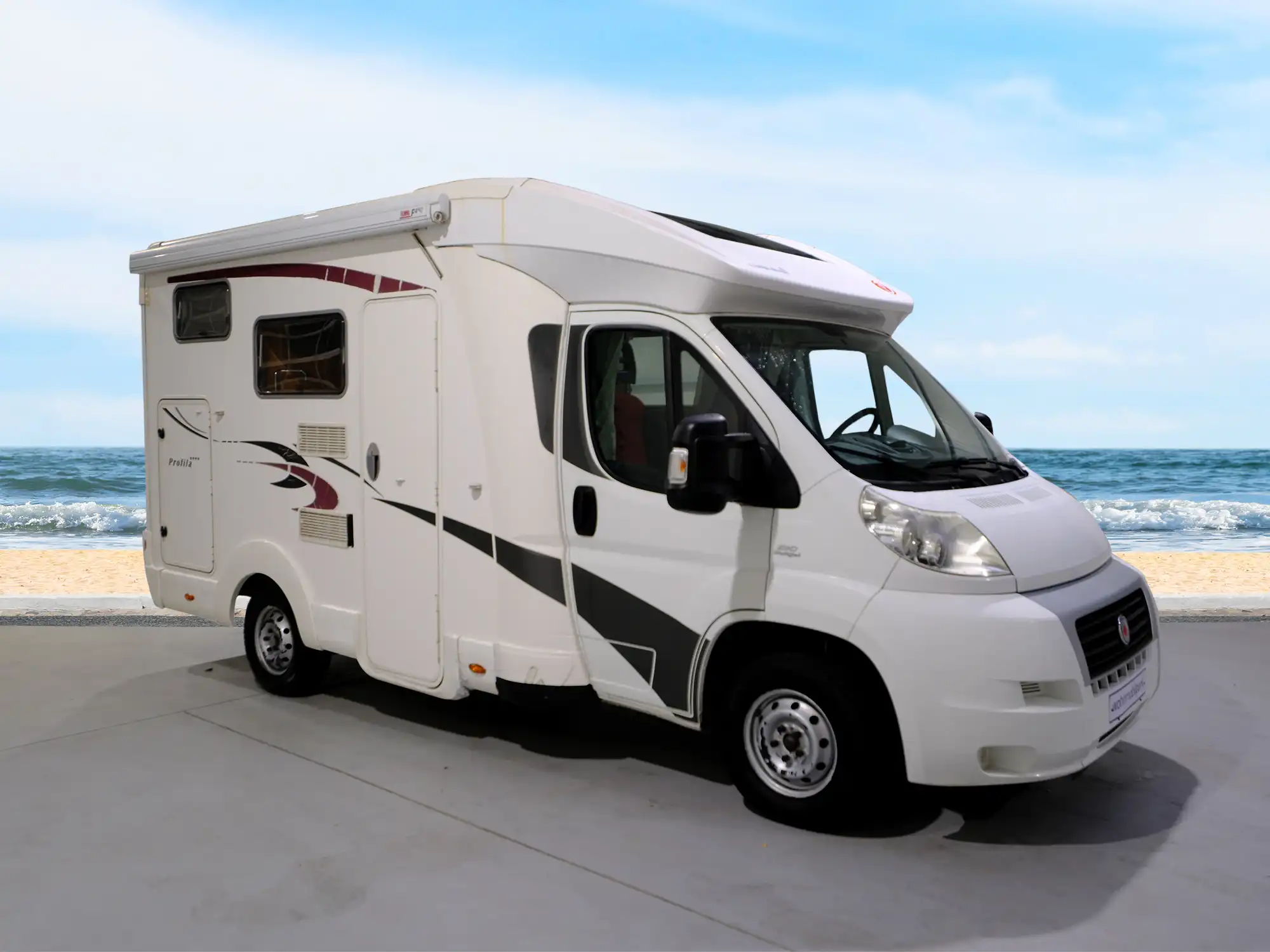 EURAMOBIL Profila T 590 FB/1.Hand/Festbett/Klimaanlage/Markise/Finanzierung möglich